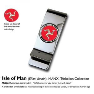 Money Clip : Isle of Man (Ellan Vannin), MANX, Triskelion Collection