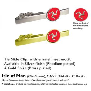 Isle of Man Tie Clip