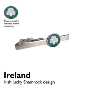 Irish Shamrock Tie Clip