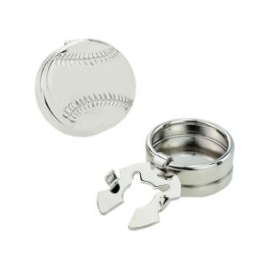 Baseball Design Cuff Button Covers a New Alternative to Cufflinks