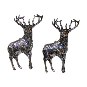 English Made Pewter Standing Stag Cufflinks