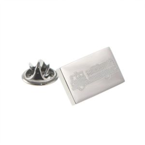 Engraved Fire Engine Lapel Pin Badge (03221)
