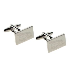 Engraved Fire Truck Cufflinks (03225)