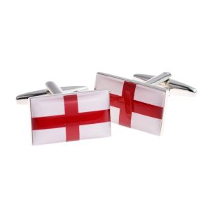 England St George Flag Cufflinks