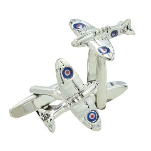 Spitfire Plane Aeroplane Aircraft RAF Cufflinks