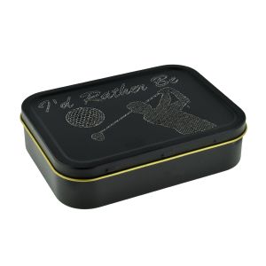 I'd Rather be Golfing Image Design Tidy Tin