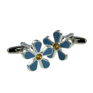 Masonic Freemasons Forget Me Not Cufflinks