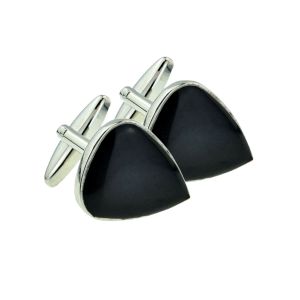 Black Guitar Plectrum Music Cufflinks (DWC)