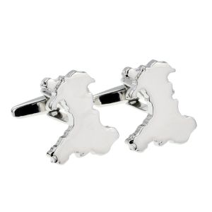 Wales Outline Map Welsh Cufflinks