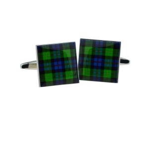 Scottish MacKenzie Tartan Cufflinks