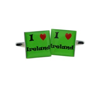 I Love Ireland Cufflinks