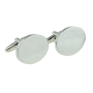 Deluxe Oval Cufflinks (20 x 16 x 3mm engravable)