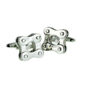 Cycle Bike Bicycle Gear Chain Links Cufflinks
