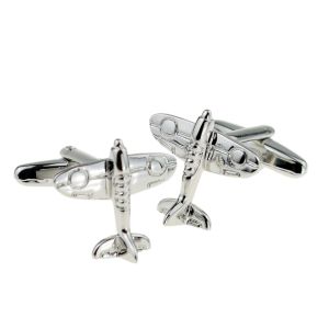 Spitfire Plane Aeroplane Aircraft War RAF Cufflinks