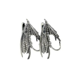English Made Fishing Fly Pewter Cufflinks