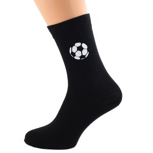 Football Design Mens Sports  Design Black Socks