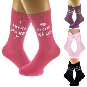 Wine Improves With Age .... I Improve with Wine Socks
