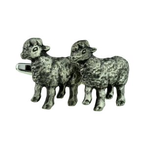 Sheep Design Pewter Cufflinks