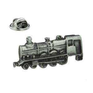 Train Engine Locomotive English Made Pewter Lapel Pin Badge
