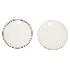 Stainless Steel Round Dog Tag