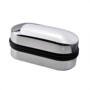 Chrome Lightweight Cufflinks Box (engravable)