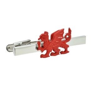 Red Welsh Dragon Wales Tie Clip