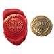 Single Wax sealing coin design 092  Love Heart Union Jack Flag design