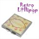 Retro Lollipop Contemporary Personalised Cup Cake Handbag Mirror
