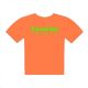 I'm Not Fat Design Mens Orange T Shirt