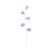 Lilac Crystal Spray on Silver Stem