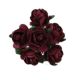 Pack of 144 Miniature Decorative Burgundy Tea Roses