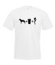 Dog + Beer = Design Mens White T Shirt