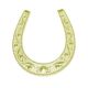 Large Decorative Gold Horseshoe
