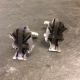 Silver Queens Head Union Jack Cufflinks by London Designer Mojiana