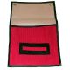 Pink Canvas Roll Up With Rubber Lining And Paper Holder