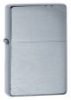 Zippo Brushed Chrome Vintage With Slashes (engravable)