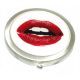 Hot Lips Design Handbag Mirror