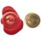 Single Wax sealing coin design 238 Museum, Blue Whale Skeleton design