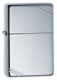Zippo High Polish Chrome Vintage With Slashes (engravable)