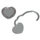 Heart Shaped Silver Coloured Handbag Hanger, Presented with Organza Bag
