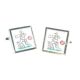 Cricket Player Cartoon Cufflinks