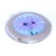 Two Beautiful Lilac Daisy Flowers Ladies Round  Handbag Mirror
