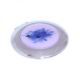 Delicate Blue Hibiscus Flowers Ladies Round Handbag Mirror