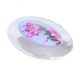 Oval Handbag Mirror with Fabulous Fuschia Design