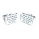 CLEARANCE ITEM Girl Who Do Backspring Cufflinks in Box