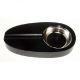 Oval Cigar Ashtray With Matt Black Finish