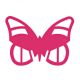 Fuschia Pink Butterfly Place Cards (Pack of 10)