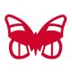 Red Butterfly Place Cards (Pack of 10)