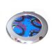 Round Purple Blue & Purple Bubbly Design Handbag Mirror in Organza Bag
