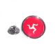 MANX, Isle of Man Triskelion Flag Lapel Domed Badge